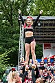 * Nomination Cheerleader of the cheerleading company Oberhausener Cheer and Dance e.V. --Tuxyso 20:06, 3 July 2016 (UTC) * Promotion Good enough, I think. Composition is good and focus decent. A bit of noise but not too much. --Peulle 21:47, 3 July 2016 (UTC)