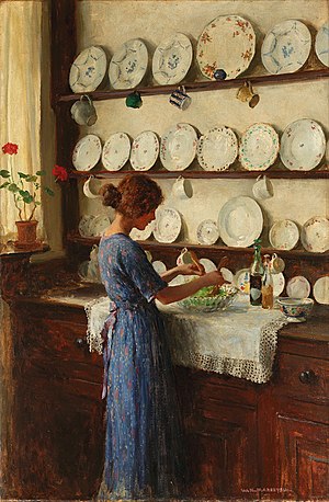 William Henry Margetson - The lady of the house.jpg