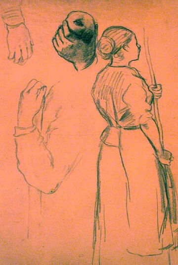 File:Woman with Broom by Camille Pissarro Rijksdienst voor het Cultureel Erfgoed NK1306.jpg