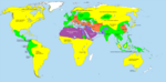 Mapa del mundo en 2000 a. C.
