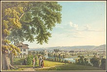 Blick auf Zürich, 1796