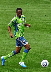 Steve Zakuani, was the first overall draft pick in 2009. Zakuani vs Dallas 2.jpg