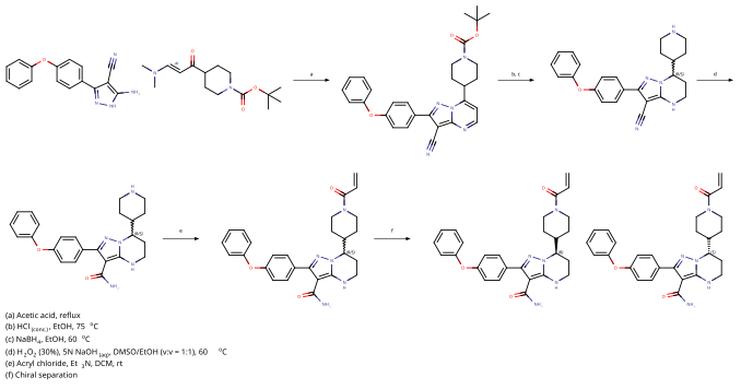 File:Zanubrutinib synthesis.svg