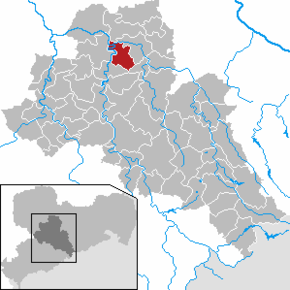 Poziția Ziegra-Knobelsdorf pe harta districtului Mittelsachsen
