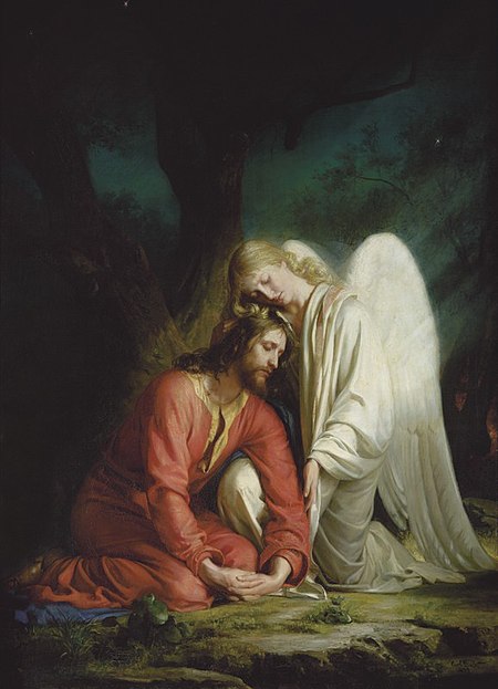 "Cristo al Getsemani", olio di Carl Heinrich Bloch, 1880