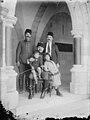 'Kutchuk' Jamal (Cemal) Pasha with two children, St. George's Cathedral, Jerusalem LOC matpc.08126.jpg