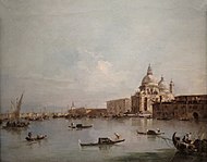 `` Вид на Санта-Мария-делла-Салюте '' Франческо Гварди, Музей Нортона Саймона.JPG