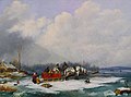 Winter Landscape (Scène d'hiver), peinture à l’huile, 1849, Musée des beaux-arts du Canada