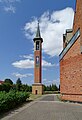 Dzwonnica znajdująca się przy kościele świętego Antoniego Padewskiego w Lesznie