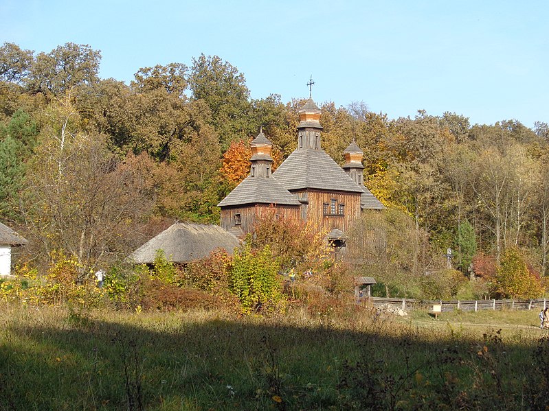 File:Пирогів Михайлівська церква з села Дорогинка 1.jpg