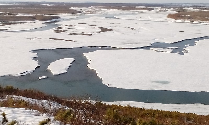 File:Пробуждение после длительной зимы двух рек Анадырь и Белая.jpg
