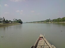 View of Atrai River from Samaspara neighbourhood.