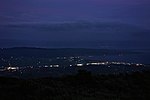 白雲台付近から真野湾方面の夜景