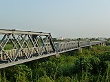 虎尾渓の虎尾鉄橋
