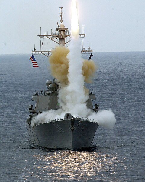 File:040206-N-2970T-001 Guided missile destroyer USS John S. McCain (DDG 56) fires a RIM-66 standard surface-to-air missile during a training exercise.jpg