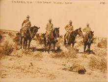 13th Cavalry seeking bodies. Columbus, NM. 1916. 13th Cavalry seeking bodies.png