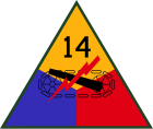 Abzeichen der 14. US-Panzerdivision