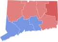 Results for the 1863 Connecticut gubernatorial election by county.