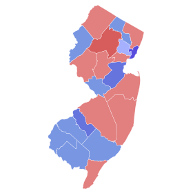 1936 United States Senate election in New Jersey results map by county.svg