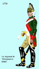 1er régiment de chasseurs à cheval de 1779 à 1784