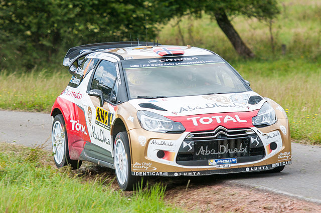Mads Østberg i Tyska rallyt 2014.