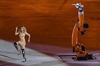 2016 Summer Paralympics opening ceremony, Amy Purdy with robot 2.jpg