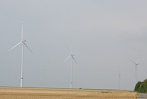 Teil des Windparks