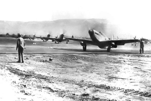 31st Fighter Group P-51s at San Severo Airfield