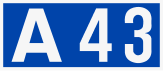 A43 marker