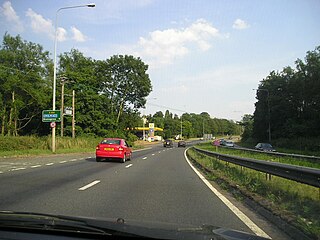 Bell End village in Worcestershire, England