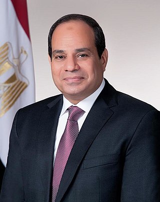 <span class="mw-page-title-main">Abdel Fattah el-Sisi</span> Sixth President of Egypt, since 2014