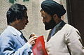 بني صدر مع السيد أحمد الخميني عام 1978