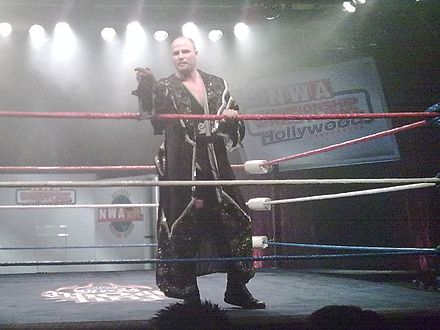 Pearce at an NWA TV Taping in 2008.