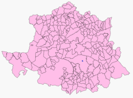 La Aldea del Obispo - Carte