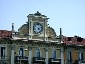 Relógio na praça Garibaldi