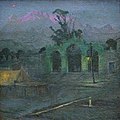 Plaza de Amecameca , 1921 Óleo / tela 43.5 x 43.5 cm