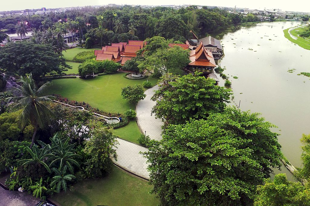 File:Another view from the balcony of Rose Garden Riverside Hotel ...