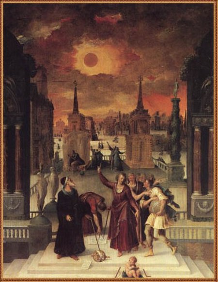 Antoine Caron Astronomers Studying an Eclipse.jpg