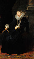 Genovese Lady label QS:Len,"Genovese Lady" label QS:Lpl,"Genueńska dama" 1621年頃 date QS:P,+1621-00-00T00:00:00Z/9,P1480,Q5727902 . ベルリン, Gemäldegalerie Berlin