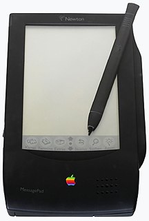 MessagePad Personal digital assistant made by Apple in 1993