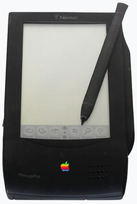 The Newton MessagePad, 1993