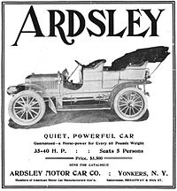 Ardsley Motor Car Company of Yonkers, New York - 1906 model Ardsley-auto 1906 ad.jpg