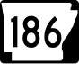 Highway 186 markeri