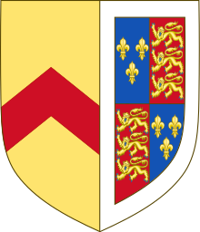 Arms of Anne of Gloucester, Countess of Stafford.svg