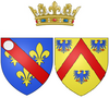 Arms of Charlotte Catherine de La Trémoille as Princess of Condé.png