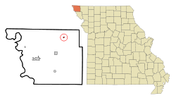 Location of Westboro, Missouri