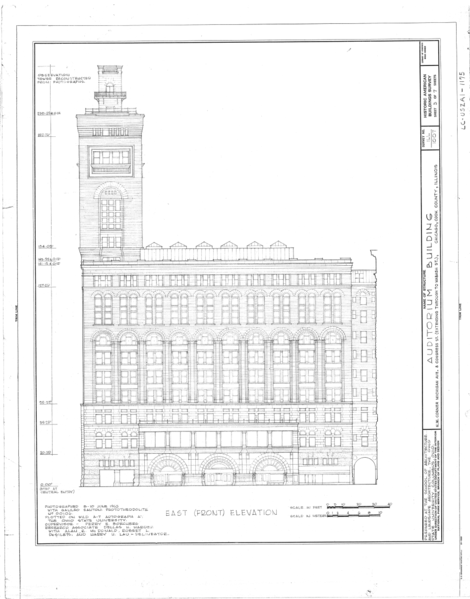 File:Auditorium Building, 430 South Michigan Avenue, Chicago, Cook County, IL HABS ILL,16-CHIG,39- (sheet 3 of 7).png