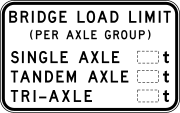 Australia: maxaxleload=* maxbogieweight=* (¿cómo distinguir entre tándem y tridem?)