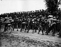 Australian 6th Brigade returning from Pozières, August