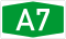 Autokinetodromos A7 number.svg